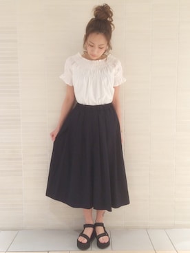 ARAI SATOMIさん（レディース・163cm）の春コーディネート