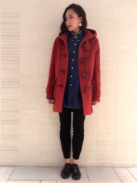 「ヤングアンドオルセン」｜「アイテム（ジャケット/アウター）」を使った、ARAI SATOMIさん（レディース・163cm）の秋コーディネート