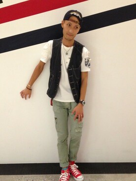 YOSHI☆LAWさん（メンズ・173cm）の夏コーディネート