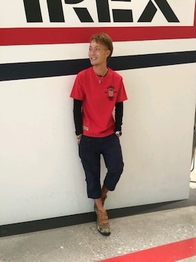 「派手」｜YOSHI☆LAWさん（メンズ・173cm）の夏コーディネート