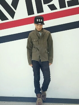 「梅田」｜YOSHI☆LAWさん（メンズ・173cm）の秋コーディネート