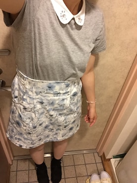 「靴下サンダル」｜いかりんぐさん（レディース・155cm）の夏コーディネート