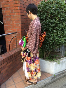 「帯」｜明治さん（メンズ・170cm）の秋コーディネート