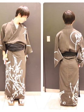 「帯」｜明治さん（メンズ・170cm）の秋コーディネート