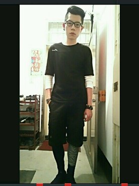 「B-SIDE」｜葉邦彥さん（メンズ・175cm）の春コーディネート