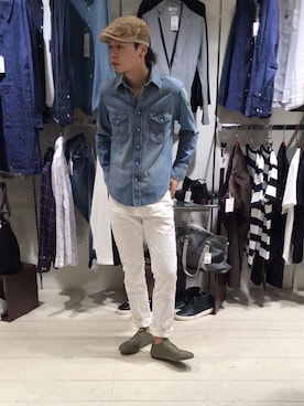 「モルガンオム」｜ichiさん（メンズ・176cm）の春コーディネート