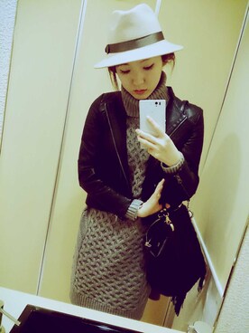 「YEVS（イーブス）のアイテム（ワンピース/ドレス）」を使った、nayumiさん（レディース・157cm）の春コーディネート