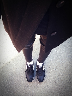 「And A（アンドエー）のアイテム（ダウンジャケット/コート）」を使った、nayumiさん（レディース・157cm）の冬コーディネート