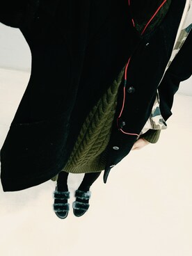 「And A（アンドエー）のアイテム（ダウンジャケット/コート）」を使った、nayumiさん（レディース・157cm）の冬コーディネート