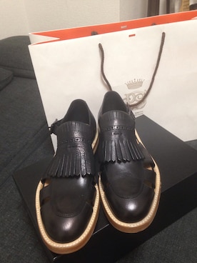 「Paul Smith COLLECTION（ポールスミスコレクション）のアイテム（サンダル）」を使った、takuroさん（メンズ・176cm）の夏コーディネート
