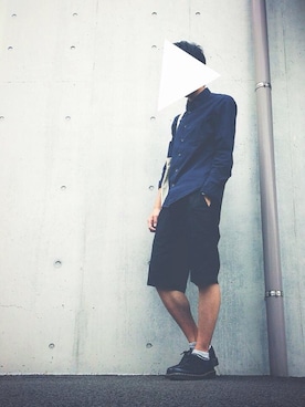 「ショートパンツ」｜coさん（メンズ・173cm）の夏コーディネート