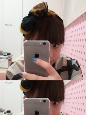 「no brand（ノーブランド）のアイテム（ヘアアクセサリー、ブラック系）」を使った、くるちゃんさん（レディース・158cm）の春コーディネート