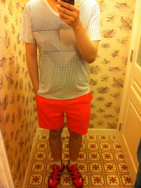 「orange」｜Dasabala Limさん（メンズ・185cm）の夏コーディネート