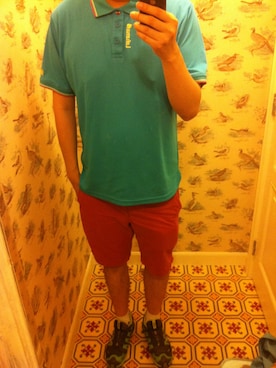 「Lafuma（ラフマ）のアイテム」を使った、Dasabala Limさん（メンズ・185cm）の夏コーディネート