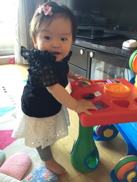 tomocafeさん（キッズ・70cm）の春コーディネート