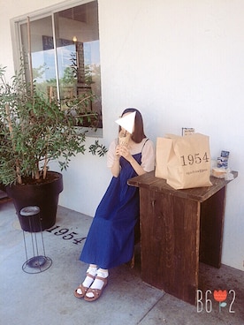 marupiさん（レディース・161cm）の夏コーディネート