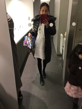 「SOUP（スープ）のアイテム（ワンピース/ドレス）」を使った、yuuuuuiさん（レディース・158cm）の冬コーディネート
