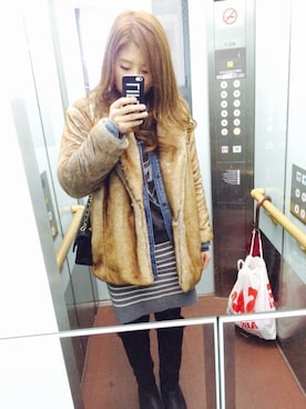 yumiさん（レディース・160cm）の冬コーディネート