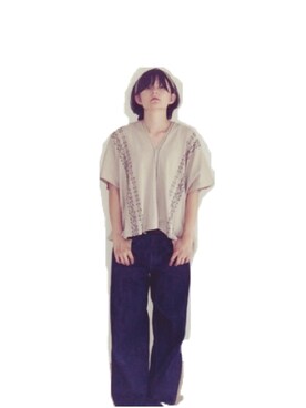 胡桃さん（レディース・157cm）の春コーディネート