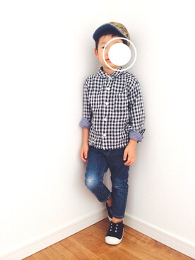 はるこは☻さん（キッズ・100cm）の秋コーディネート