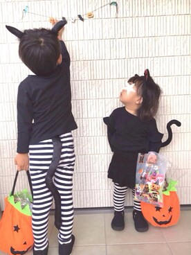 はるこは☻さん（キッズ・100cm）の秋コーディネート