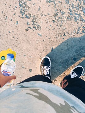 「VANS（バンズ）のアイテム（アクセサリー）」を使った、Yan 先森さん（メンズ・180cm）の夏コーディネート