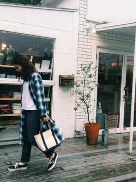 「PHEENY（フィーニー）のアイテム（ジャケット/アウター）」を使った、moneさん（レディース・160cm）の秋コーディネート