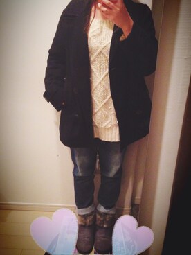 さきぴんさん（レディース・158cm）の冬コーディネート