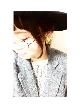 「crin*m」｜mina  yamagiwaさん（レディース・150cm）の冬コーディネート