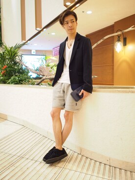 福島さん（メンズ・167cm）の夏コーディネート