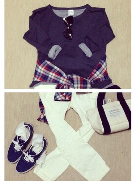 akikoさん（レディース・155cm）の春コーディネート