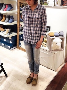 「EMU Australia（エミューオーストラリア）のアイテム」を使った、EMU Australiaさん（レディース・169cm）の秋コーディネート