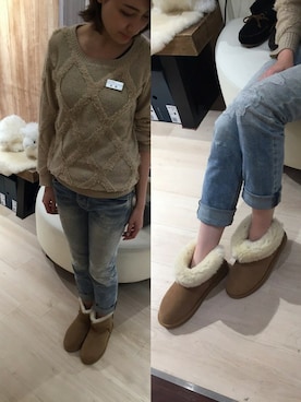 「EMU Australia（エミューオーストラリア）のアイテム」を使った、EMU Australiaさん（レディース・169cm）の秋コーディネート