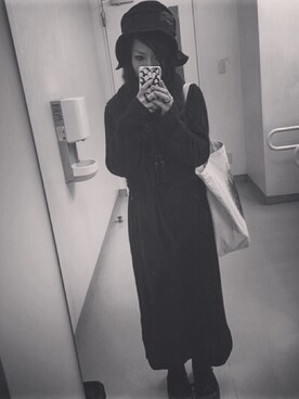 「diddlediddle（ディドルディドル）のアイテム（帽子）」を使った、JOMAさん（レディース・154cm）の秋コーディネート