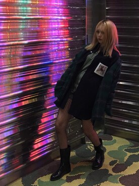 「M.Y.O.B（エム.ワイ.オー.ビー）のアイテム（その他トップス）」を使った、casperさん（レディース・168cm）の春コーディネート
