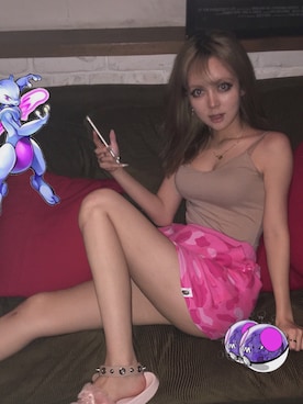 「M.Y.O.B（エム.ワイ.オー.ビー）のアイテム（アンクレット）」を使った、casperさん（レディース・168cm）の夏コーディネート