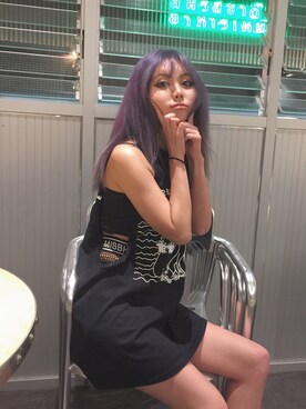 「MISBHV（ミスビヘイブ）のアイテム（パンツ）」を使った、casperさん（レディース・168cm）の夏コーディネート