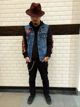 「hat」｜naoさん（メンズ・170cm）の春コーディネート