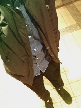 「アイテム（MA-1）」を使った、ふぁまーさん（メンズ・174cm・20代）の春コーディネート