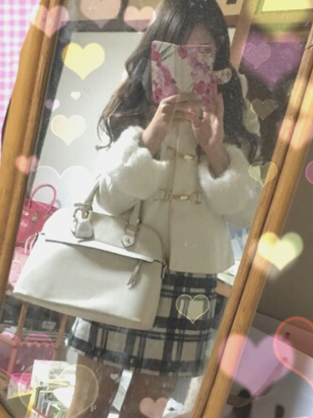 「冬コーデ、プチプラ、デートスタイル（WOMEN）、CECIL McBEE、プロポーションドレッシング、INGNI」｜「PROPORTION BODY DRESSINGのアイテム（バッグ、ホワイト系）」を使った、たさん（レディース・162cm）の秋コーディネートの1枚目の写真