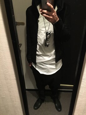 「SMACK ENGINEER（スマックエンジニア）のアイテム（レッグウェア）」を使った、ひでーさん（メンズ・172cm）の秋コーディネート