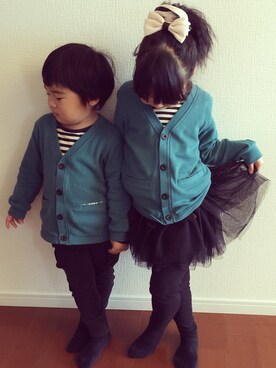 「スエット」｜マタマタさん（キッズ・120cm）の冬コーディネート