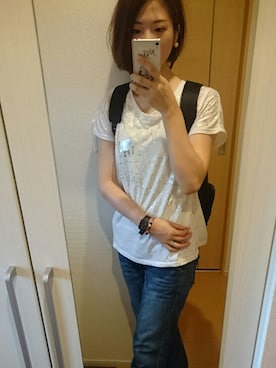 「まだ夏」｜satoさん（レディース・167cm）の夏コーディネート