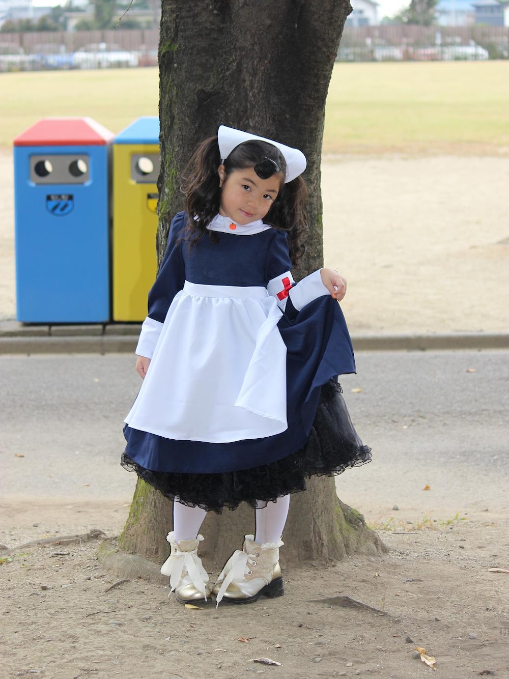「ナース、WEAR Halloween2015、ハロウィン、仮装」｜「キャサリンコテージのアイテム（ワンピース、その他）」を使った、akiraさん（キッズ・120cm）の秋コーディネートの1枚目の写真