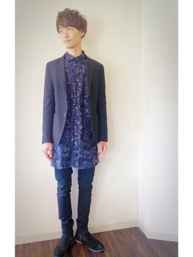 「 ＃NYNY」｜NYNY河原町三条さん（メンズ・173cm）の秋コーディネート