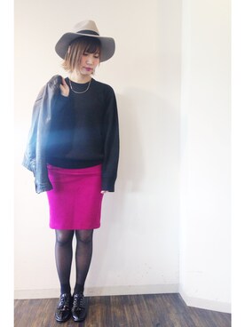 NYNY河原町三条さん（レディース・167cm）の冬コーディネート