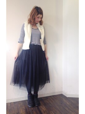「#lowrysfarm」｜NYNY河原町三条さん（レディース・167cm）の冬コーディネート