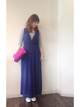 「おめかしコーデ」｜NYNY河原町三条さん（レディース・167cm）の春コーディネート