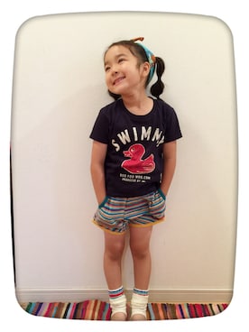 ANNさん（キッズ・110cm）の夏コーディネート