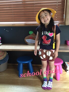 ANNさん（キッズ・110cm）の夏コーディネート